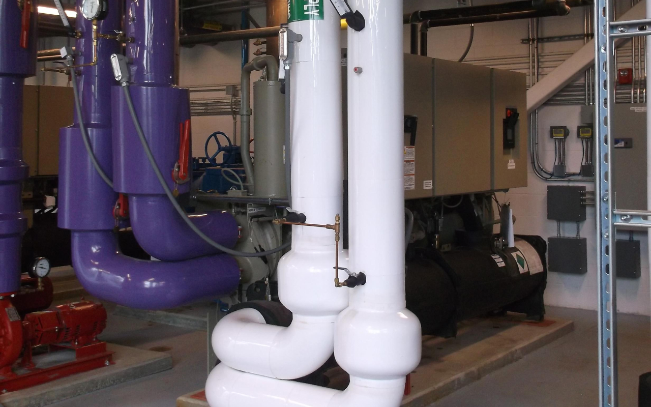 pipes in the geothermal energy system